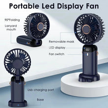 Afbeelding in Gallery-weergave laden, AirFlex – Draagbare ventilator met 5 Snelheden
